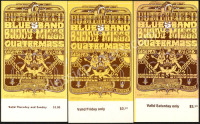 BG-261, BG-262, BG-264, and BG-265 Ticket Sets by Norman Orr