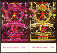 Colorful BG-268 and BG-269 Ticket Sets