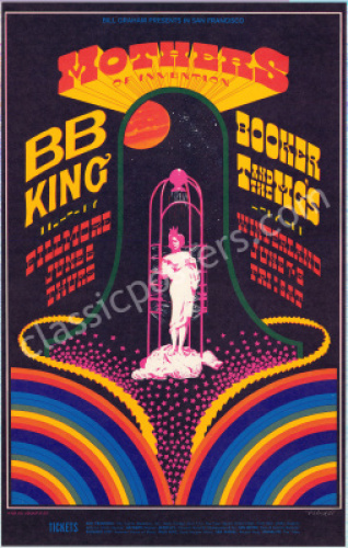 Two Interesting Posters for The Fillmore by Bob Fried