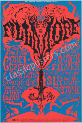 Two Popular Bill Graham Posters by Lee Conklin