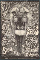 Fantastic Original BG-134 Grateful Dead Poster