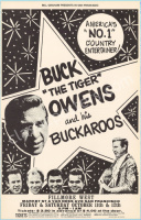 Scarce BG-140A Buck Owens Poster