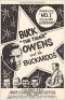 Scarce BG-140A Buck Owens Poster