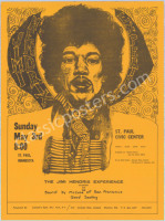 Cherry Jimi Hendrix Saint Paul Handbill