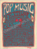 Rare 1968 Jimi Hendrix Rhode Island Pop Music Festival Handbill