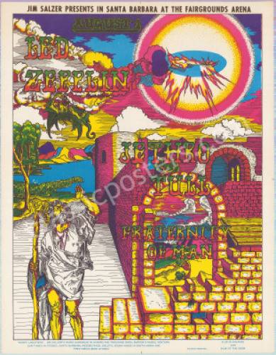 Original AOR 3.41 Led Zeppelin Poster