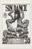 Scarce FD-6 Sin Dance Handbill