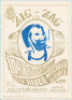 Scarce FD-14 Zig Zag Man Handbill