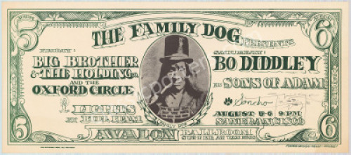 Scarce Signed Original FD-19 Dollar Bill Poster