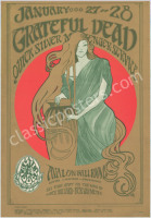 Gorgeous Original FD-45 Grateful Dead Poster