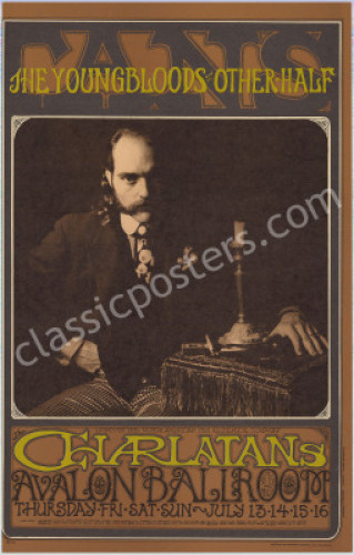 Scarce Original FD-71 The Charlatans Poster