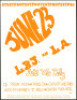 Scarce 1967 LBJ in LA Handbill