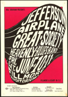 Original BG-10 Jefferson Airplane Poster