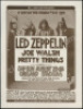 1975 Led Zeppelin Oakland Poster