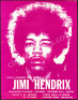 Popular 1969 Jimi Hendrix Fort Worth Handbill