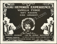 1968 Jimi Hendrix Spokane Handbill