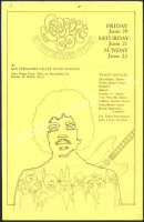 1969 Jimi Hendrix Newport 69 Handbill