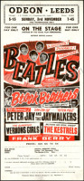 Rare 1963 Beatles Odeon Handbill