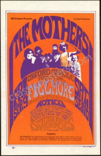 Near Mint BG-27 The Mothers Handbill