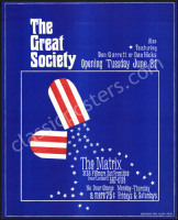 Superb AOR 2.113 Great Society Matrix Handbill