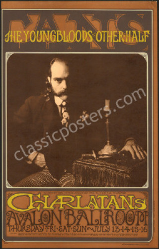 Original FD-71 The Charlatans Poster