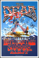 Band-Signed Summer 2004 Dead Tour Poster