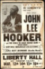 1975 John Lee Hooker Houston Poster