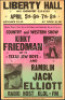 1973 Liberty Hall Kinky Friedman Poster