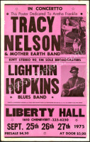 1975 Lightnin' Hopkins Liberty Hall Poster