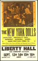 Rare 1973 New York Dolls Texas Poster