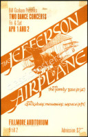 Scarce BG-1A Fillmore Handbill