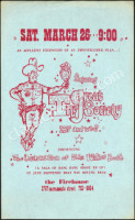 Rare Great Society Firehouse Handbill