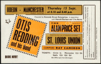 Scarce 1966 Otis Redding U.K. Handbill