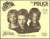 Scarce Police Santana Sacramento Handbill