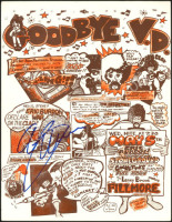 Eric Burdon-Signed Goodbye VD Fillmore Handbill