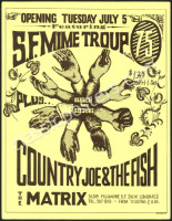 Rare 1966 Mine Troupe Matrix Handbill