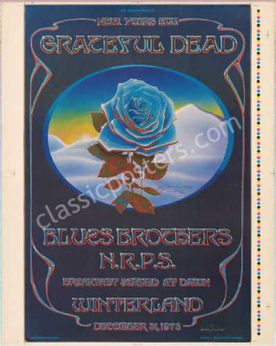 Signed AOR 4.38 Grateful Dead Proof Sheet