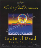 Signed 2002 Bill Kreutzmann Art Show Poster