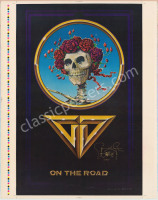 Stanley Mouse-Signed Grateful Dead On The Road Uncut Poster