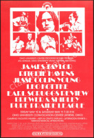Scarce 1974 James Taylor Richie Havens Poster