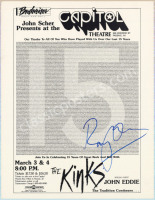 Ray Davies-Signed Kinks Capitol Theatre Poster