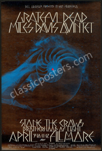 Original BG-227 Grateful Dead Poster