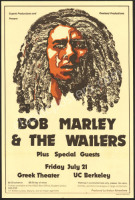 Popular Bob Marley Greek Theater Poster