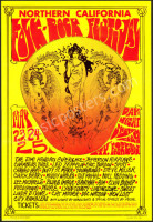 Northern California Folk Rock Festival Poster