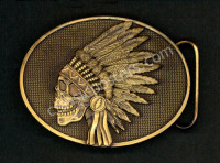 Scarce Wes Lang Grateful Dead Belt and Buckle