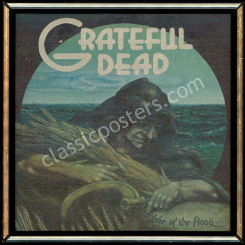 Framed Grateful Dead Wake of the Flood Oil Painting