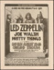 Scarce Led Zeppelin Oakland Stadium Poster