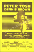 Peter Tosh Berkeley Poster from 1983