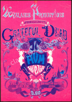 Rare 1969 Grateful Dead Fresno Handbill