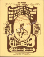 Scarce 1969 Grateful Dead Houston Handbill